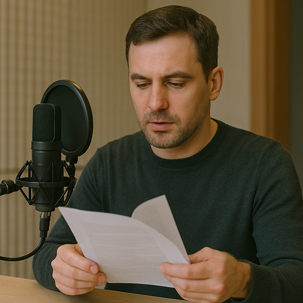 Иллюстрация: Диктор