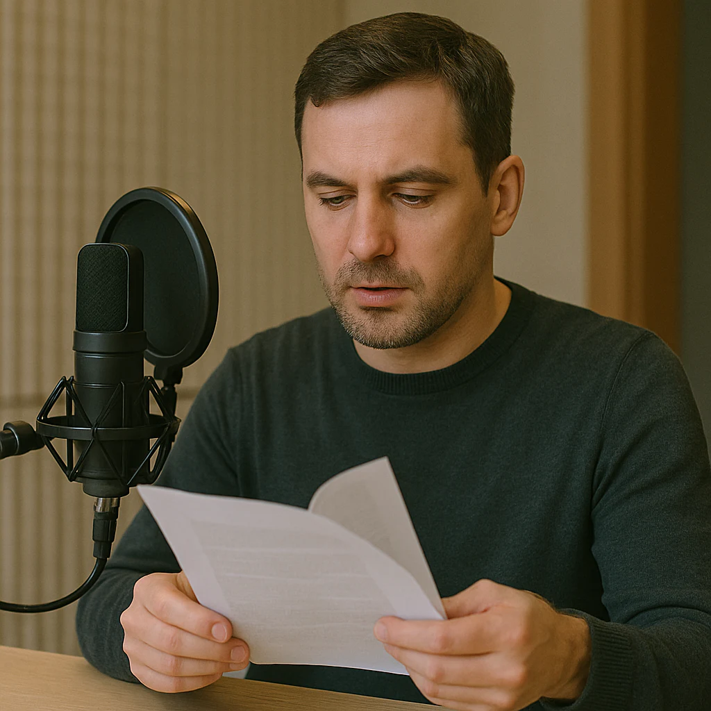 Изучите онлайн курс Диктор